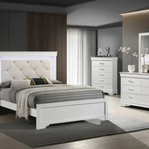 4 Pcs Queen Bedroom Set